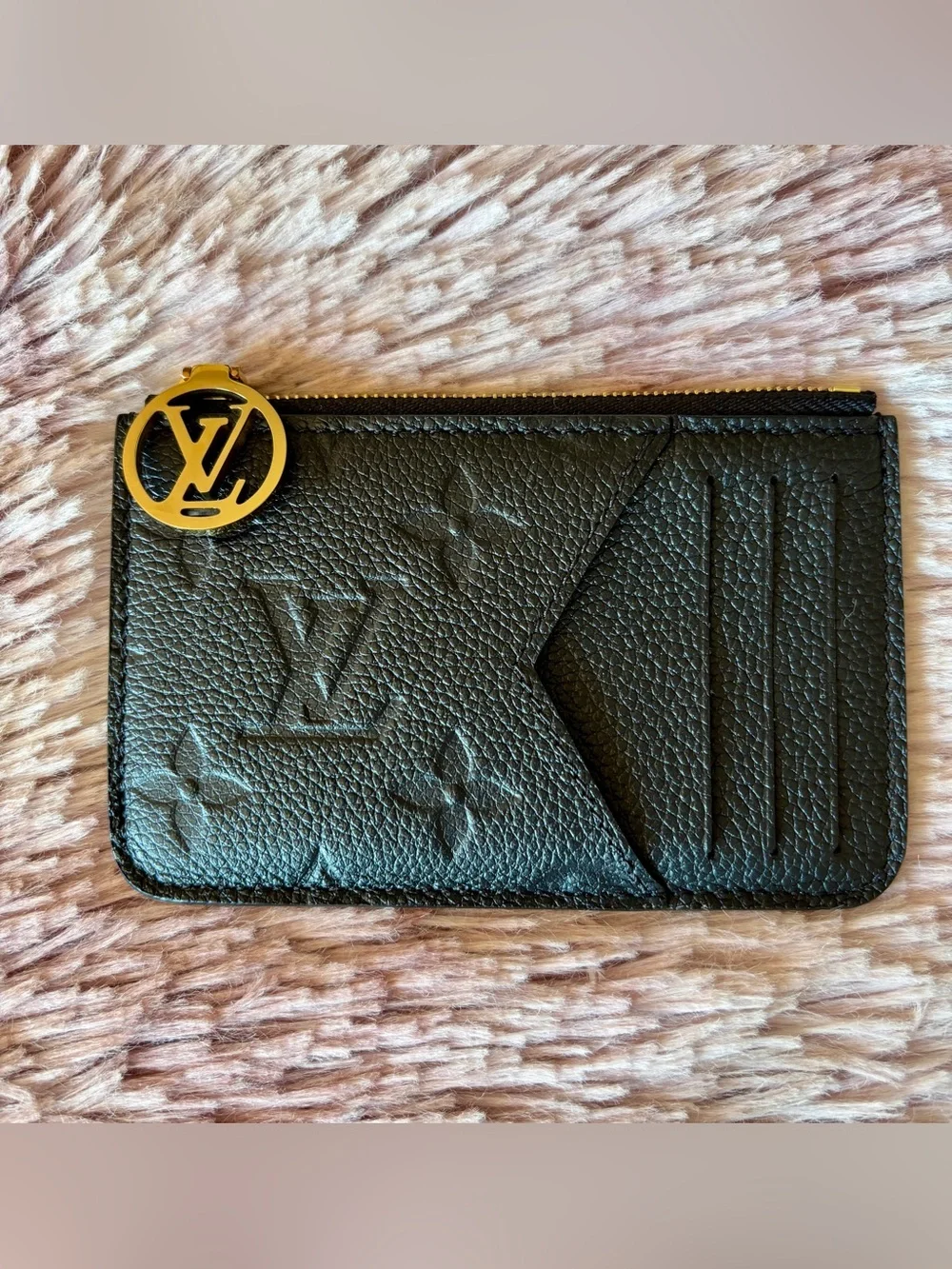 NWT Louis Vuitton Romy Card Holder Monogram Empriente Leather Black - Picture 2 of 10